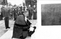 The Mayor led wreaths on behalf of the people of Lisburn and the service ended with a prayer and benediction by Canon Cheevers.