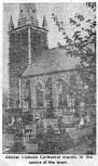 Above: Lisburn Cathedral stands in the centre of the town.