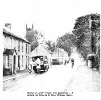 Serving the public through three generations - A delivery van belonging to James McKeown Bakers.