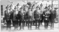 The group of the Royal Ulster Rifles who led from the Royal British Legion in Lisburn to the 60th anniversary of D-Day in France. US27-746