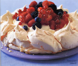 Summer Fruit Pavlova