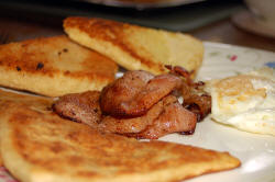 Ulster fry with Potato Bread