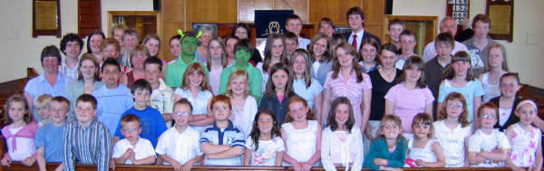 Teachers and members of Sunday School and Bible Class who took part in the Children�s Day Service at Hillhall Presbyterian Church on Sunday 11th June.