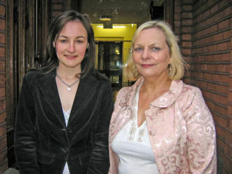 Mrs Sylvia Kelly pictured with her daughter Laura at Bible Sunday in Friends� School on Sunday evening 18th June.