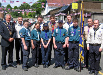 Scouts take part in Battle of the Somme Commemoration in Lisburn