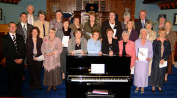 First Dromore Presbyterian Church Choir pictured at the morning Harvest Thanksgiving Service on Sunday 29th October.