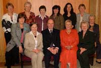 Lisburn Action Cancer Group pictured at the Action Cancer Family Service of Celebration and Praise in Trinity Methodist Church on Sunday 3rd December.  L to R: (seated) Olive Fraser, Eva Dobson (treasurer), Eddie Bell, Norma Bell (Chairperson), Jean Hazley (secretary) and Mary Hazley.  (standing) Helen McNevison, Pat Hunter, Lyn Doran, Kathleen Lyndsey, Geinor Chapman and Ena Swann.