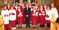 David Falconer - organist and Dromore Cathedral Choir pictured at the Advent Carol Service in Christ Church Parish, Lisburn on Sunday 3rd December.