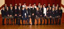 Conductor David Falconer (Head of Music at Wallace High School) and �Capella� the Wallace High School Chamber Choir pictured at the Advent Carol Service in Christ Church Parish, Lisburn on Sunday 3rd December. 