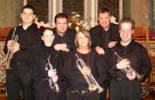 Catherine Keenan (left) and the South Ulster Brass Ensemble pictured at the Advent Carol Service in Christ Church Parish, Lisburn on Sunday 3rd December.