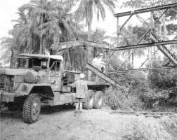 The team working on the bridge. US38-711SP