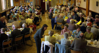 A section of the large crown that enjoyed a delightful lunch prior to the 'Music in May' concert in Christ Church Parish on Tuesday 15th May.