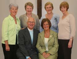 At the opening meeting of the 2007-2008 session of Railway Street branch of the PWA last Thursday night (20th September) are L to R: (seated) The Very Rev Dr David Clarke (Former Presbyterian Moderator) and Mrs Hazel Clarke (guest speaker). New office bearers: (back row) Elma Lindsay - President, Phyllis Spence - Vice President, Anna Toombs - Secretary and Jean Murray - Treasurer.