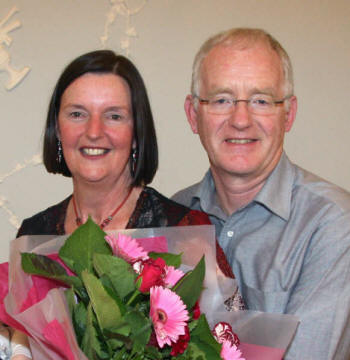 Jean pictured with her husband, the Rev Brian Gibson, minister of Railway Street Presbyterian Church, Lisburn.