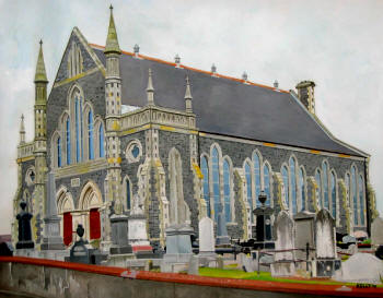 First Dromore Presbyterian Church (by local artist Jason Kelly)