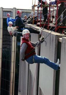 Going 'over the top' at the Europa Hotel