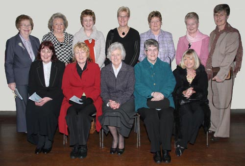 Ladies from churches in the Maze area who took part in the Women�s World Day of Prayer service in Hillsborough Presbyterian Church last Friday night (7th March). Included in the picture (centre of front row) is Mrs Hilary Jess, an elder of Hillsborough Presbyterian Church, who co-ordinated the Maze area service.