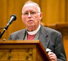 Launching the book is former moderator The Very Rev Dr Howard Cromie, Minister Emeritus of Railway Street.