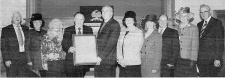 From left to right: Mr & Mrs David Brown. Rev. & Mrs John Douglas. Rev. & Mrs Ron Johnstone. Rev. & Mrs Thomas Martin. Rev. & Mrs James Beggs.