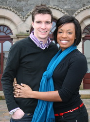 Andrew Masters (Co-ordinator of Youth and Family Work) pictured with his wife Dana at morning worship in Railway Street Presbyterian Church last Sunday morning (18th January).