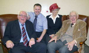 Gordon Martin (second from left) is pictured with Harvey Shaw, Baroness Eileen Paisley and The Rt Hon Dr Ian Paisley MP.