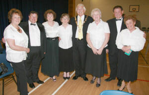 Organist and Musical Director Louis McVeigh (second from right) and some members of St Patrick’s Church Choir pictured with Tom Whyte, Director of Music at First Lisburn Presbyterian Church (second from left) and Lisburn Mayor, Councillor Ronnie Crawford.