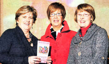 Margaret Artt, Winifred Cameron and Elizabeth Bridgett taking part in the Women's World Day of Prayer at St Columba's. US1010-508cd