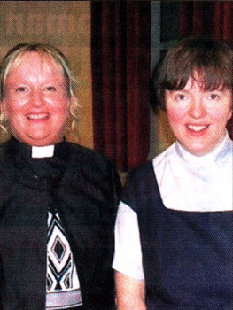 Curate Assistant in Moira Parish, Revd Joanne Megarrell, has just entered the history books with her sister, Lorraine, in becoming the first sisters to be ordained in the Church of Ireland. 