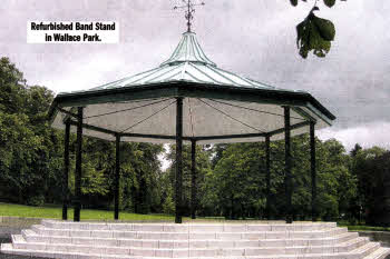 Refurbished Band Stand in Wallace Park
