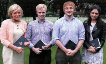 Friends' School Year 14 pupils recently attended Bible Sunday to be presented with a Bible to mark their time as pupils of Friends' School.