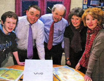 The team travelling from Elmwood to Madagascar. From left to right, Jacob Mulholland, Andrew Thompson, Brian Magowan, Zoe Bruce and Kerry Mulholland.