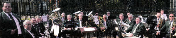 Lisnagarvey Silver Band with conductor Tom Whyte (left) will lead the praise at 'Hymns in the Park'.