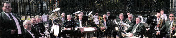 Lisnagarvey Silver Band with conductor Tom Whyte (left) will lead the praise at 'Hymns in the Park'.
