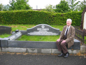 The Hamilton family grave at Lisburn cemetery.