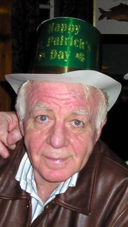 Former Lisburn man Ingram McNeice pictured at the Ivanhoe on St. Patrick�s night.