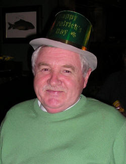 John Kelly enjoying the craic at the Ivanhoe on St. Patrick�s night.