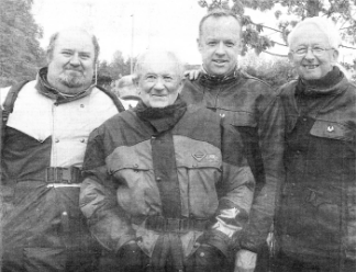 Jimmy and Andy Burns with Peter and Gordon Hull