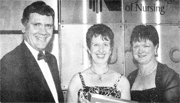 Andrew McCormick with June Cairns and Mary Hinds