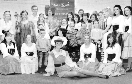 Make a Wish children meet the cast of Goldilocks and the Three Bears at the annual Make a Wish Christmas panto show at the Lisburn Civic Centre, Alan Lewis - Photopress PR