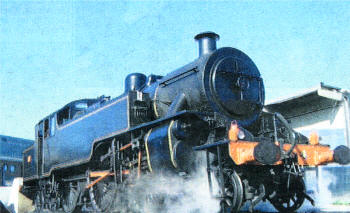The historic Locomotive 186 which will haul next Sunday's steam special to Dublin