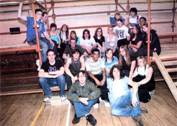 The cast of the Fusion Theatre during rehearsal for their production of Jesus Christ Superstar. US3507-114A0