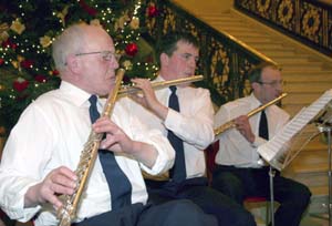 Sandy Wilson, David Steele and David Cummins.