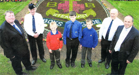 Floral display marks Boys Brigade 125th anniversary