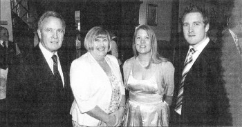 Vice Principal Brian Bloomfield and family at The Wallace High School end of year celebration at the Dunadry Hotel. Photo by Simon Graham, Harrison Photography.