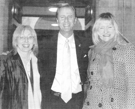 Claire Hughes (Chairperson of Autism NI Lisburn Branch). Jeff Sell (Autism Society of America), Jennifer Tosh (Autism NI Lisburn Branch).