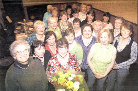 Elizabeth Wilson with colleagues at Lagan Valley Hospital