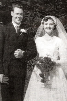 Harry and Violet on their wedding day.