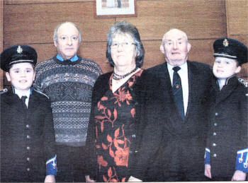 At the reception for Glenavy Accordion Band in the Mayor's Parlour