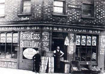 A grocer's shop on the Grosvenor Road - one of the photographs in `Belfast 1911: A Day in the Life of a City'