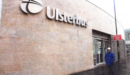 The new bus station at the junction of Smithfield and Hillsborough Road.